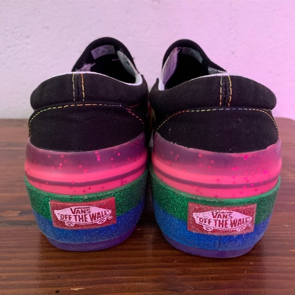 Vans Stacked Rainbow Slip On - Picture 3 of 5